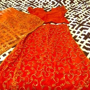 Hand made Sari from India. Never worn.